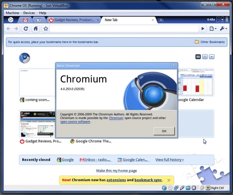 First Look at Google Chrome OS